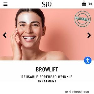 SET OF TWO NWT SIO BROWLIFT REUSABLE FOREHEAD WRINKLE TREATMENT